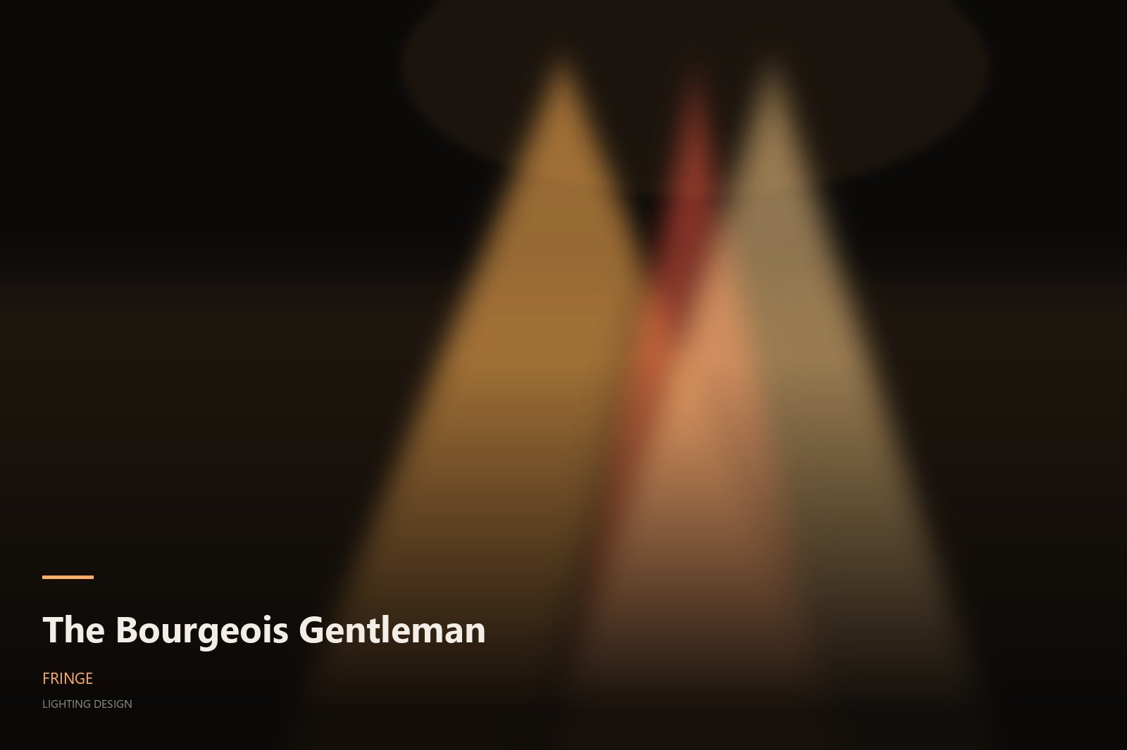 The Bourgeois Gentleman - Fringe