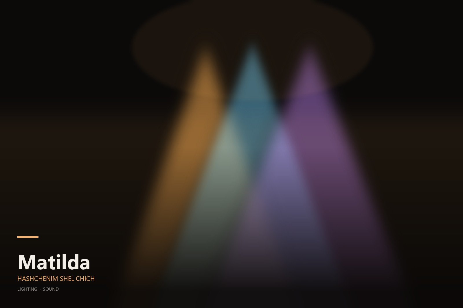 Matilda - HaShchenim shel Chich