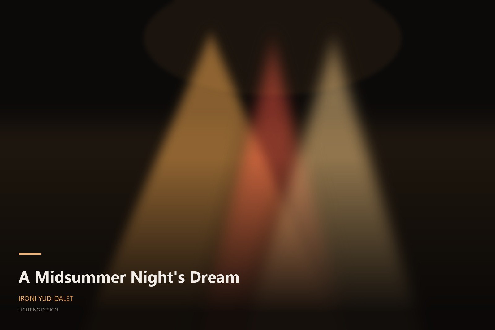 A Midsummer Night's Dream - Ironi Yud-Dalet
