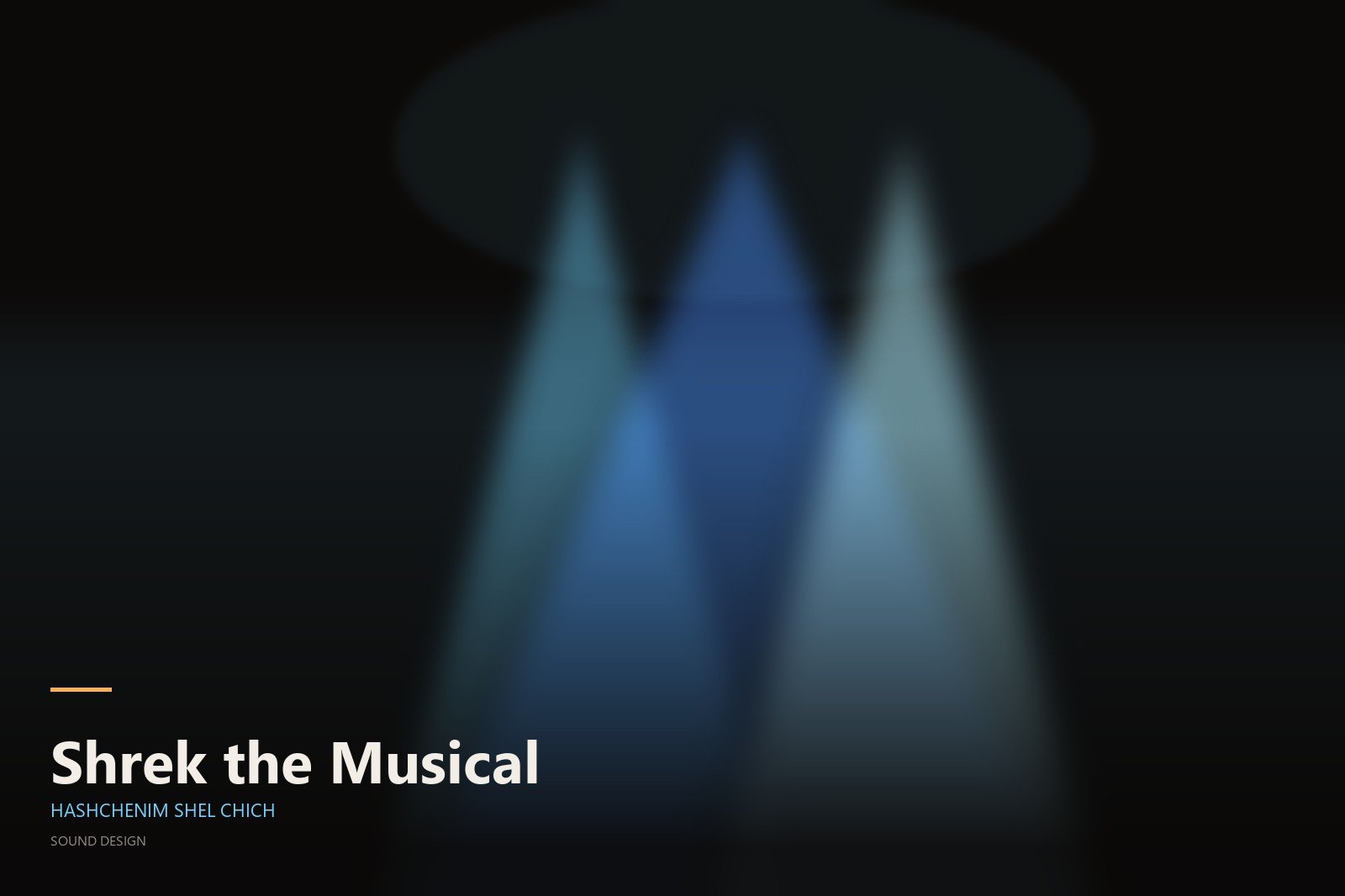 Shrek the Musical - HaShchenim shel Chich